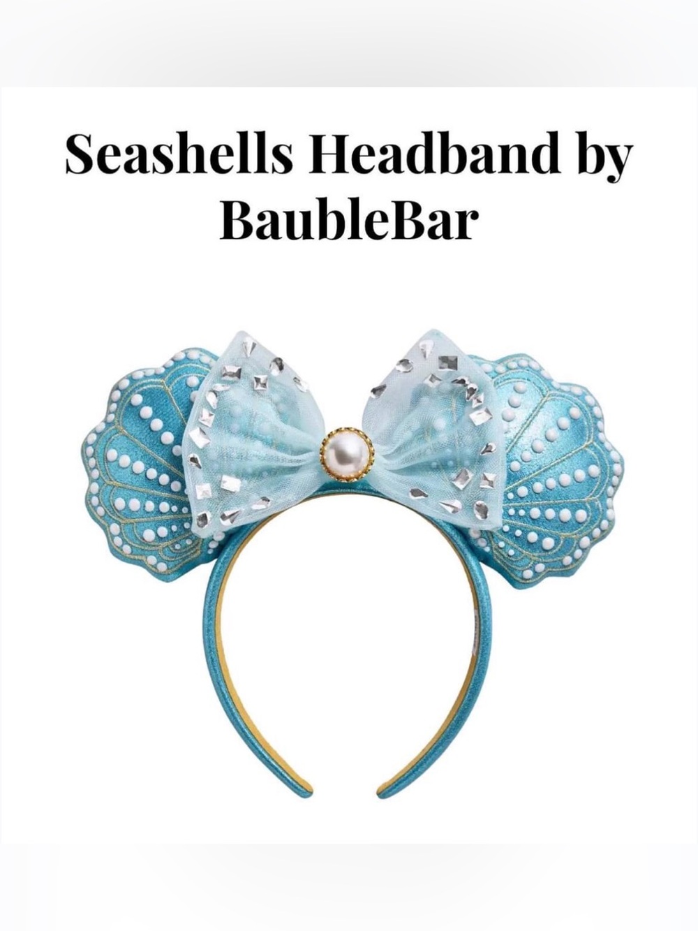 BaubleBar Seashell embellished ears